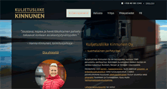 Desktop Screenshot of kuljetuskinnunen.fi